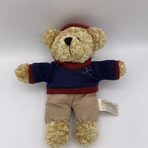 Vintage Dan Dee Collector's Choice Teddy Bear Golfer 9” Kid's Toy Small Cute